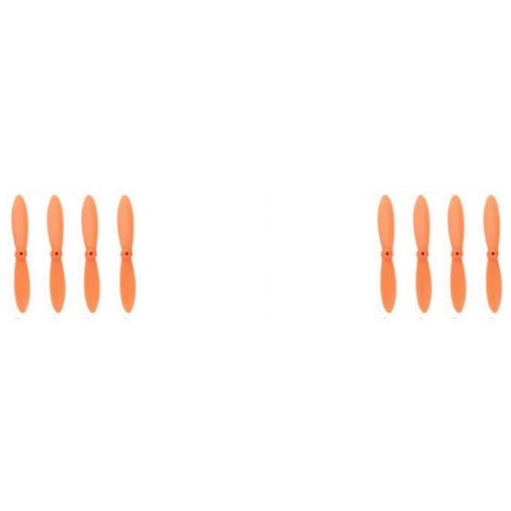 HobbyFlip All Orange Nano Quadcopter Propeller blade Set 30mm Compatible with Hubsan Nano Q4 H111 2 Pack