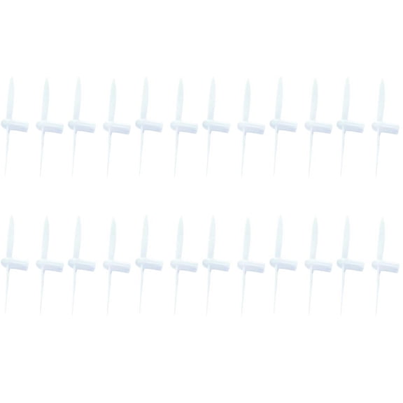 HobbyFlip All White Nano Quadcopter Propeller blade Set 30mm Compatible with Hubsan Nano Q4 H111 6 Pack