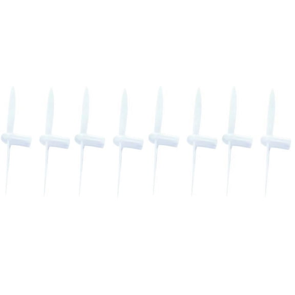 HobbyFlip All White Nano Quadcopter Propeller blade Set 30mm Propellers Blades Compatible with UDI U839 2 Pack
