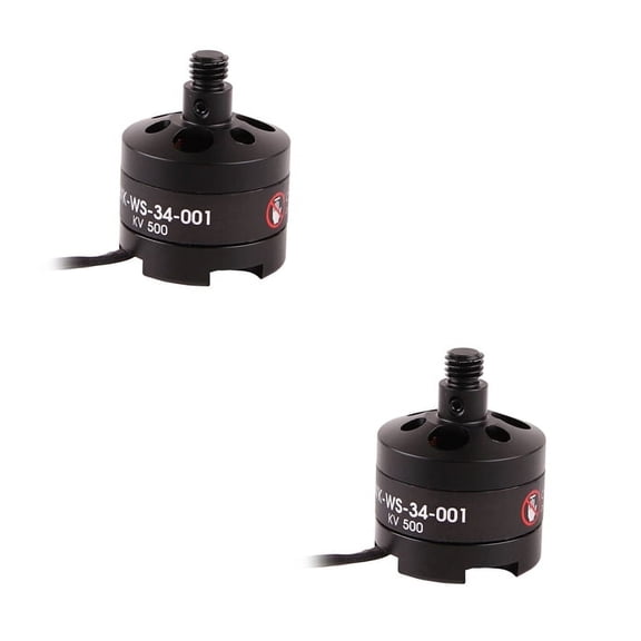 HobbyFlip Black Brushless Motor Dextrogyrate Thread TALI H500-Z-12 Compatible with Walkera Tali H500 2 Pack