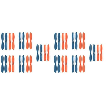 HobbyFlip Blue Orange Propeller Blades Props 5x Propellers Compatible with Hubsan X4 H107 2 Pack