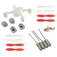 thumbnail image 1 of HobbyFlip CW CCW 3.7v Motors Rubber Feet Screw Set 55mm Propellers Compatible with Hubsan X4 H107D, 1 of 1
