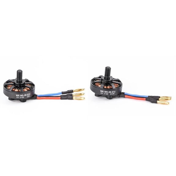 HobbyFlip CW CCW Brushless Motors (WK-WS-28-014) KV 2100 Compatible with Walkera Runner 250 Racer