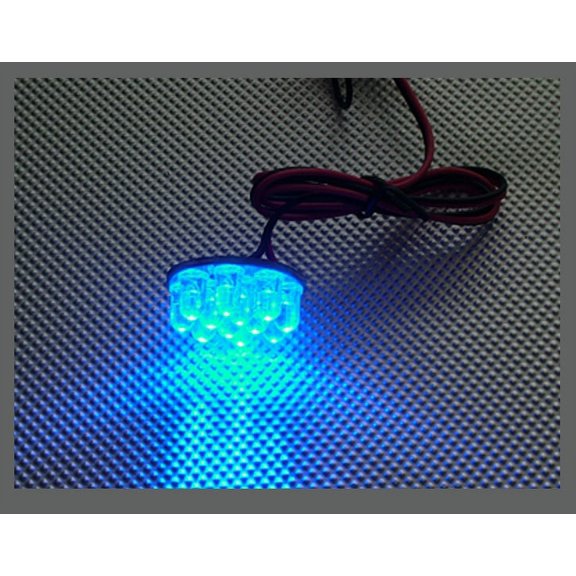 HobbyFlip Drone Drones Light 12 LED Lights Cluster Ultra-Bright Blue JR Servo Compatible with Drone Drones Light
