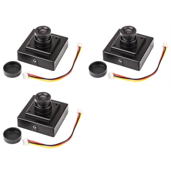 HobbyFlip HD Mini FPV Camera Runner 250-Z-24 Compatible with Walkera Runner 250 Racer 3 Pack