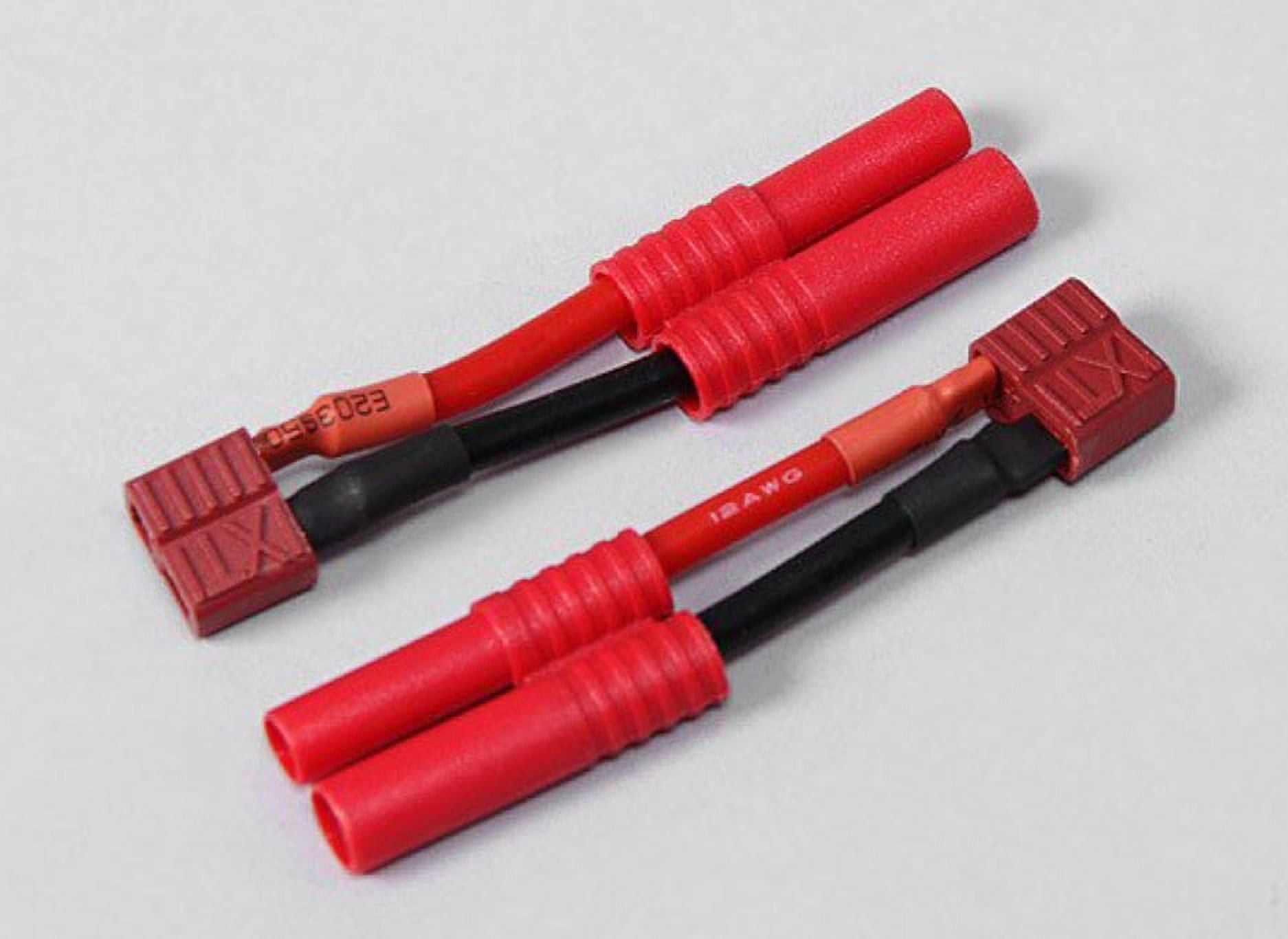 2PCS Deans T-Plug To HXT 4mm Connector Adapter - No Wires, For RC Lipo Battery & ESC - View #2