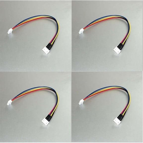 HobbyFlip JST-XH 3S Li-Po 11.1v Battery Balance Wire Extension 20cm Cable Compatible with Walkera E-Eyes 4 Pack
