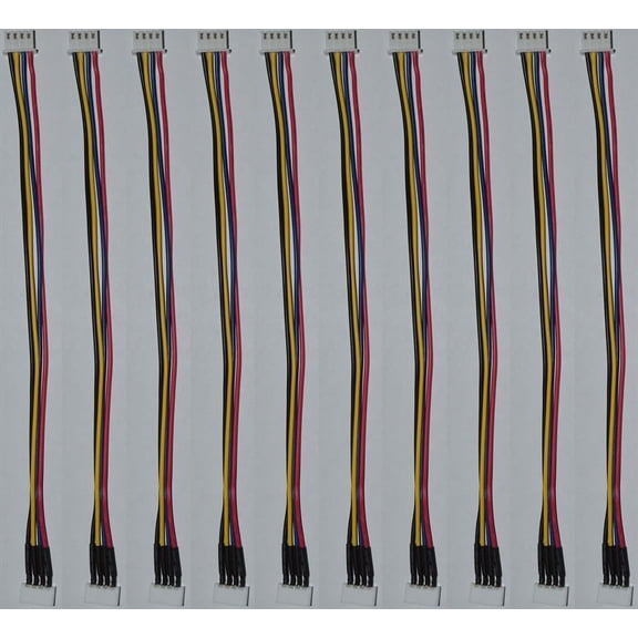 HobbyFlip JST-XH 3S Wire Extension 20cm 10 pack 11.1v Cable Compatible with RC Aircraft