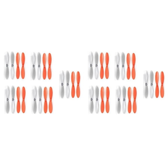 HobbyFlip Orange Clear Propeller Blades Props 5x Propellers Transparent Compatible with Ares Spectre X 2 Pack