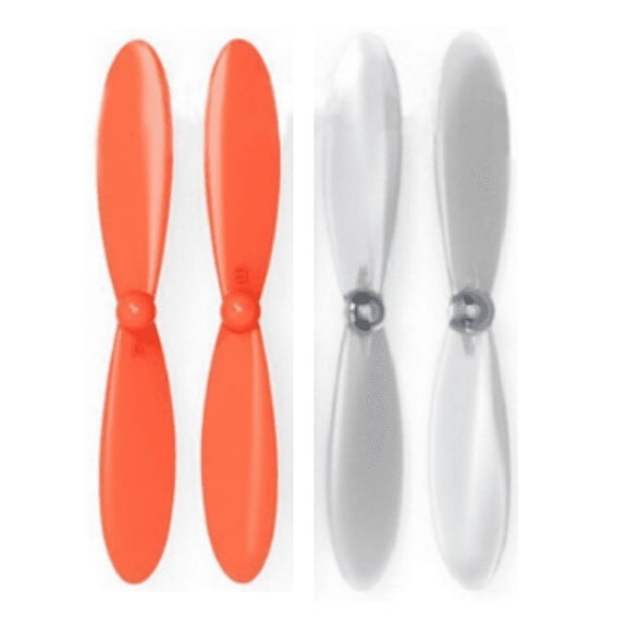 HobbyFlip Orange Clear Propeller Blades Props Propellers Transparent Compatible with iDrone YiZhan i4W