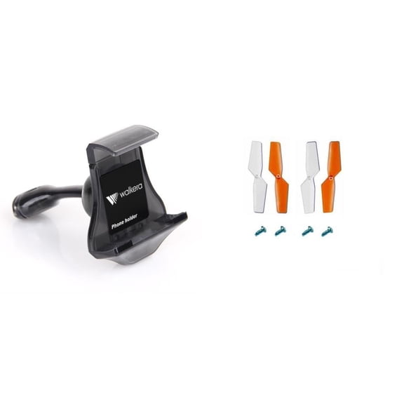 HobbyFlip Phone Holder for Devo Transmitters w/Propellers 10.5cm Compatible with Walkera QR W100S FPV