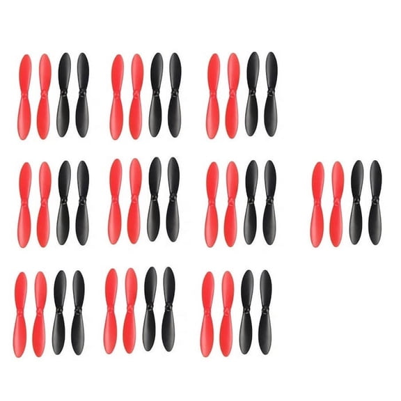 HobbyFlip Propeller Blades Props Rotor Set Main Blades Black and H107-A35 Compatible with Dromida Kodo 10 Pack