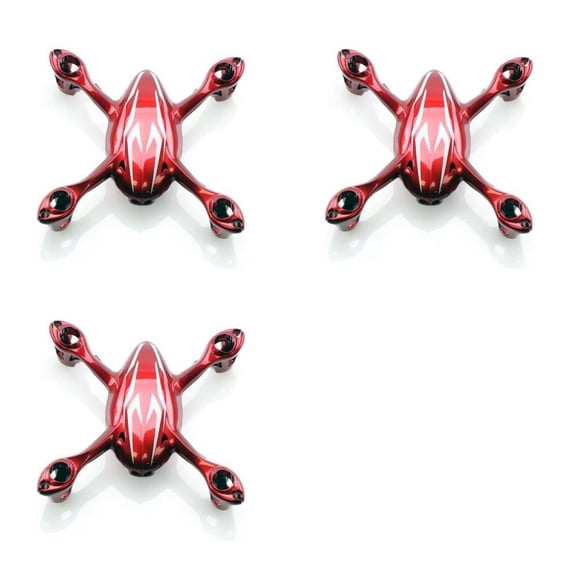 HobbyFlip Quadcopter Frame Body Fuselage Replacement Part H107-A21 Compatible with Hubsan X4 H107C 3 Pack