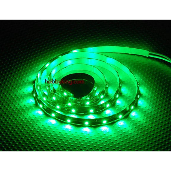 HobbyFlip R/C LED Flexible Strip GREEN (1 meter) Night Flying Compatible with Walkera QR X350 PRO