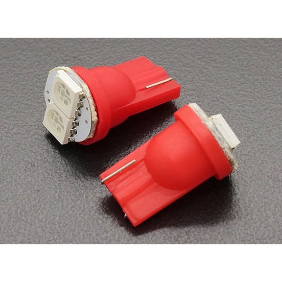 HobbyFlip Red Night Flying LED Corn Light 12V 0.4W (2 LED) (2pcs) Compatible with RC Aircraft