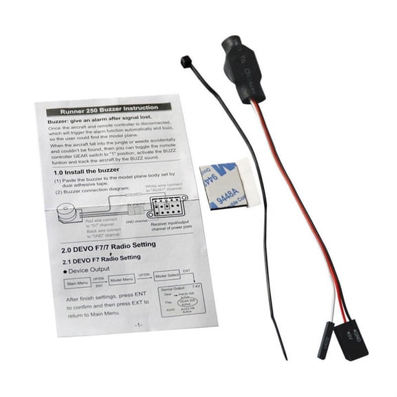 HobbyFlip Walkera Buzzer Alarm Lost Signal Sound Runner 250-Z-31 Compatible with Walkera Runner 250 Racer