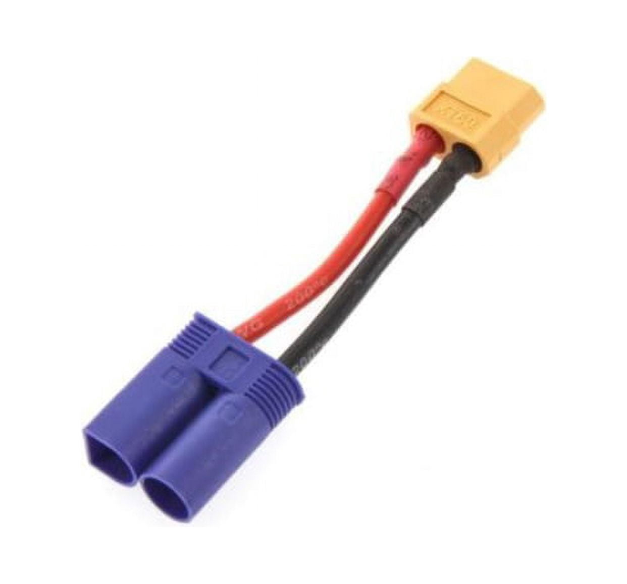 Rc Adapter HobbyFlip XT60 Female to Male EC5 Style Connector Adapter Cable ...