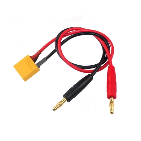 HobbyFlip XT90 Banana Plug 4.0mm Charge Lead Adapter Li-Po Battery Charging Compatible with RC Aircraft