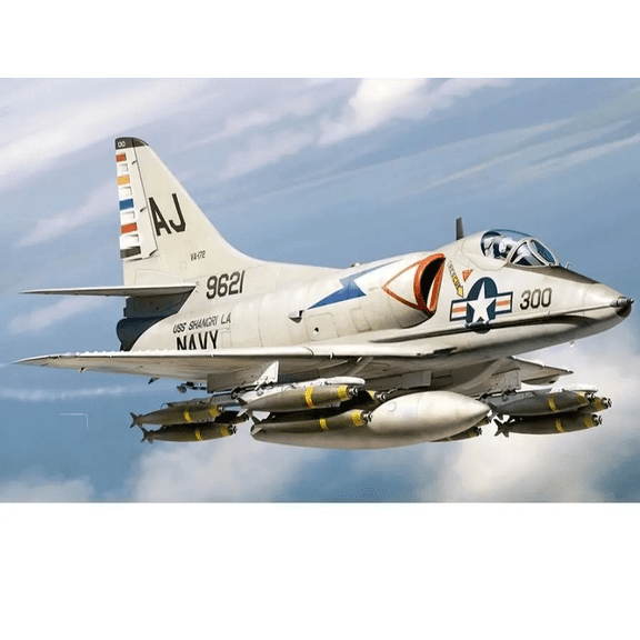 Hobbyboss 81789 1:48 A-4C Sky Hawk Attack Aircraft Assembly Model Kit