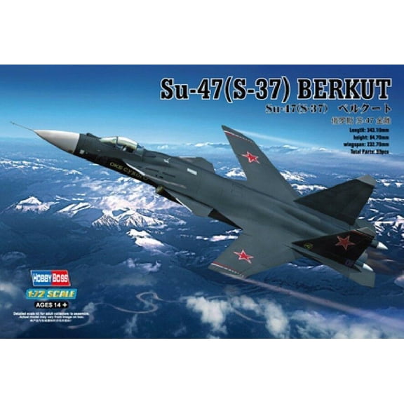 Hobbyboss model 80211 1/72 Scale Su-47 Berkut Model Kit