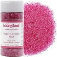 thumbnail image 1 of Hobbyland All Natural Decorating Sugar Crystals (Pink, 3.6 oz) Made with Natural Food Coloring, 1 of 4