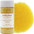 thumbnail image 1 of Hobbyland All Natural Decorating Sugar Crystals (Yellow, 3.6 oz) Made with Natural Food Coloring, 1 of 5
