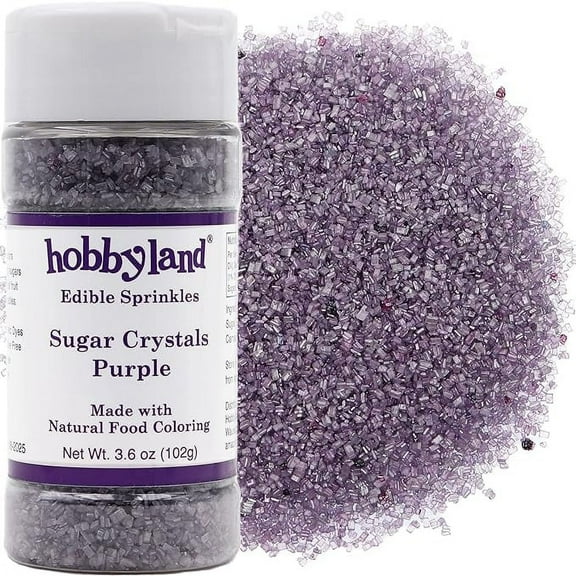 Hobbyland All Natural Sanding Sugar (Red Sugar, 4 oz) Made with Natural Food Coloring