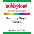thumbnail image 1 of Hobbyland Edible Sprinkles, Sanding Sugar, Green, 4 Oz, 1 of 3