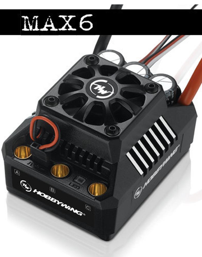 Hobbywing 30105000 Ezrun Max6 V3 Brushless Esc Waterproof 1050a 3 8s hobbywing-30105000-ezrun-max6-v3-brushless-esc-waterproof-1050a-3-8s
