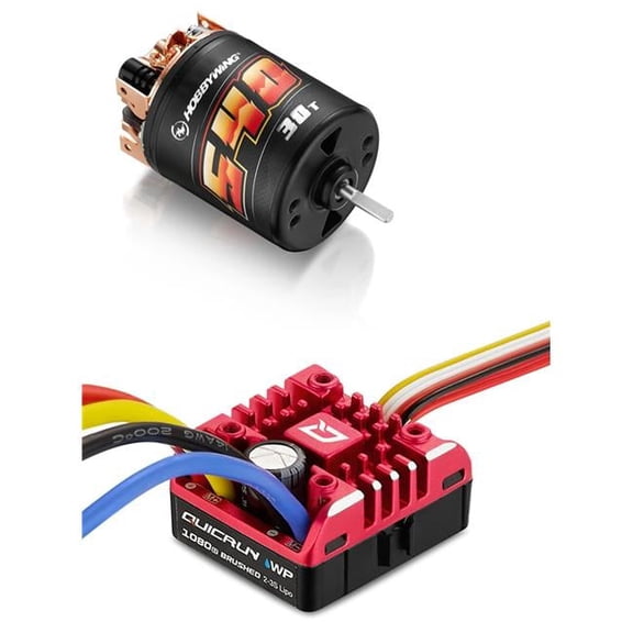 Hobbywing QuicRun Waterproof 1080 ESC/Motor Rock Crawling 540 Combo HWI38020349