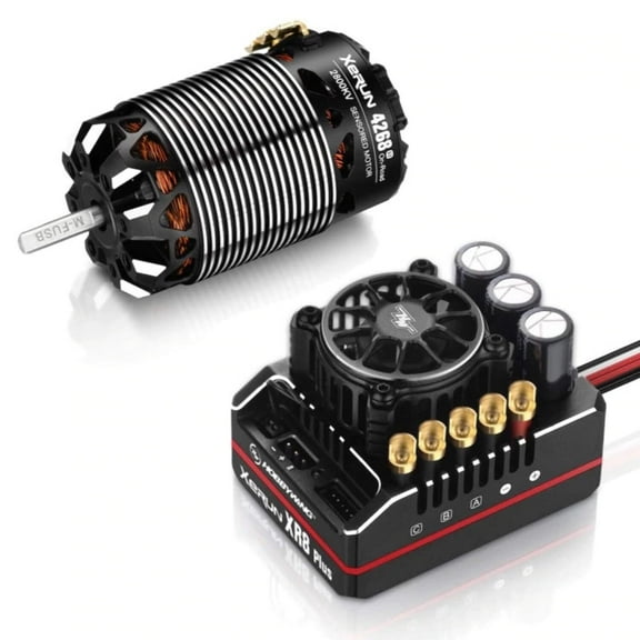 Hobbywing HWI38020502 2000KV XR8 Plus G2S Electronic Speed Controller & 4268 G3 Motor