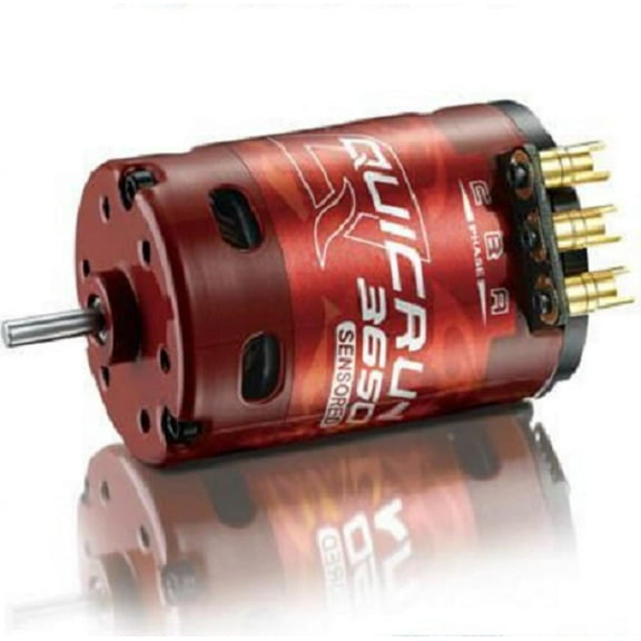 Hobbywing Hwi30404306 Quicrun 3650 G2, 17.5T Sensored Brushless Motor
