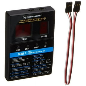 Hobbywing LED Program Card Use for Cars, Boats & Air Use
