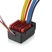 Hobbywing QuicRun WP-880 80A Dual Brushed ESC Waterproof Speed Controller for 1/10 & 1/8 RC Truck and Crawler Motors