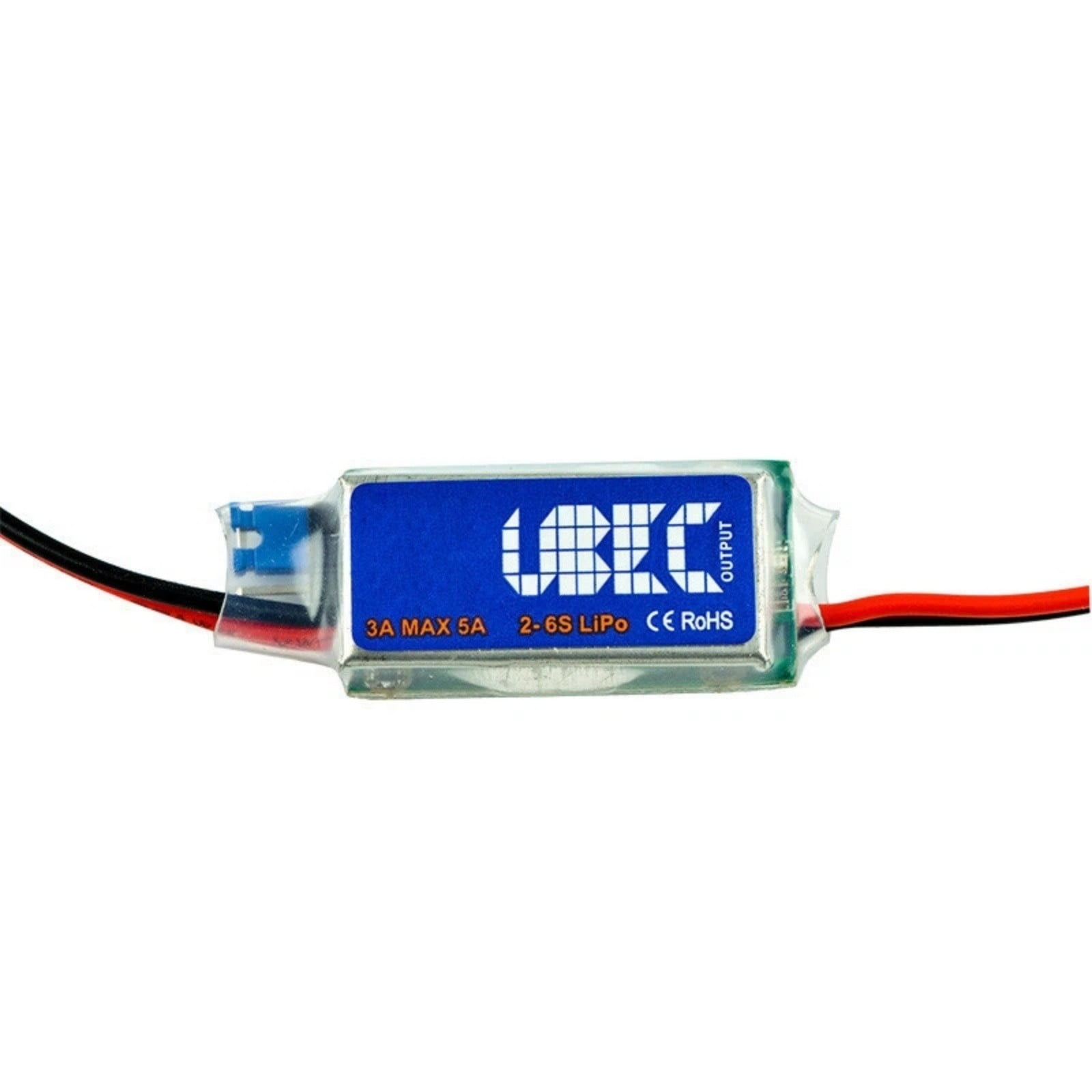 Hobbywing UBEC 3A 5A Peak DC-DC Step-Down Regulator – 2–6S LiPo / 5–18S NiMH, Switchable 5V/6V Output, Lightweight External BEC for RC Airplanes, Helicopters, Drones & FPV Systems