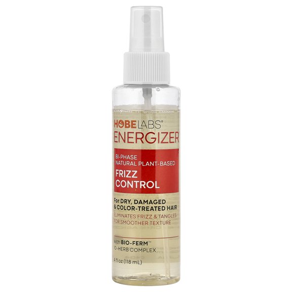 Hobe Labs Energizer, Frizz Control, For Dry, Damaged & Color-Treated Hair, 4 fl oz (118 ml)