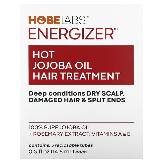Hobe Labs Energizer Hot Jojoba Oil Hair Treatment, 0.5 Oz
