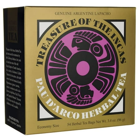 Pau D'Arco Herbal Tea - 54 Tea Bags (3.4 oz / 96 Grams) by Hobe Labs