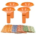 thumbnail image 1 of Hobeauty Coin Counting Wrapping Aid Coin Sorter Tubes Set Easy Coin Sorting Tube for Pennies Nickels Dimes Quarters 4pcs, 1 of 7