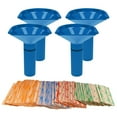 thumbnail image 1 of Hobeauty Coin Counting Wrapping Aid Coin Sorter Tubes Set Easy Coin Sorting Tube for Pennies Nickels Dimes Quarters 4pcs, 1 of 7