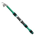 thumbnail image 1 of Hobeauty Collapsible, Lightweight Telescoping Fishing Rod, 173 cm FRP Green, 1 of 8