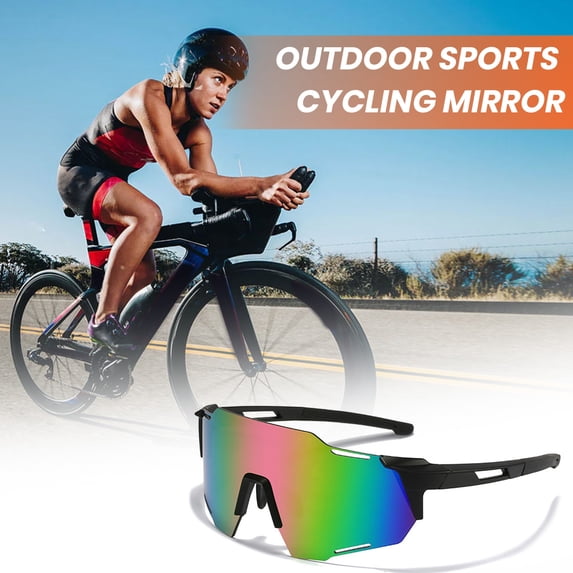 Hobeauty Cycling Glasses Outdoor Cycling Glasses Uv Polarised Sunglasses for Sports Lightweight Durable