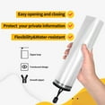thumbnail image 1 of Hobeauty Durable File Holder 12pcs File Holder Waterproof Zipper Pouch Durable Transparent Storage Bag for School Office Supplies, 1 of 7