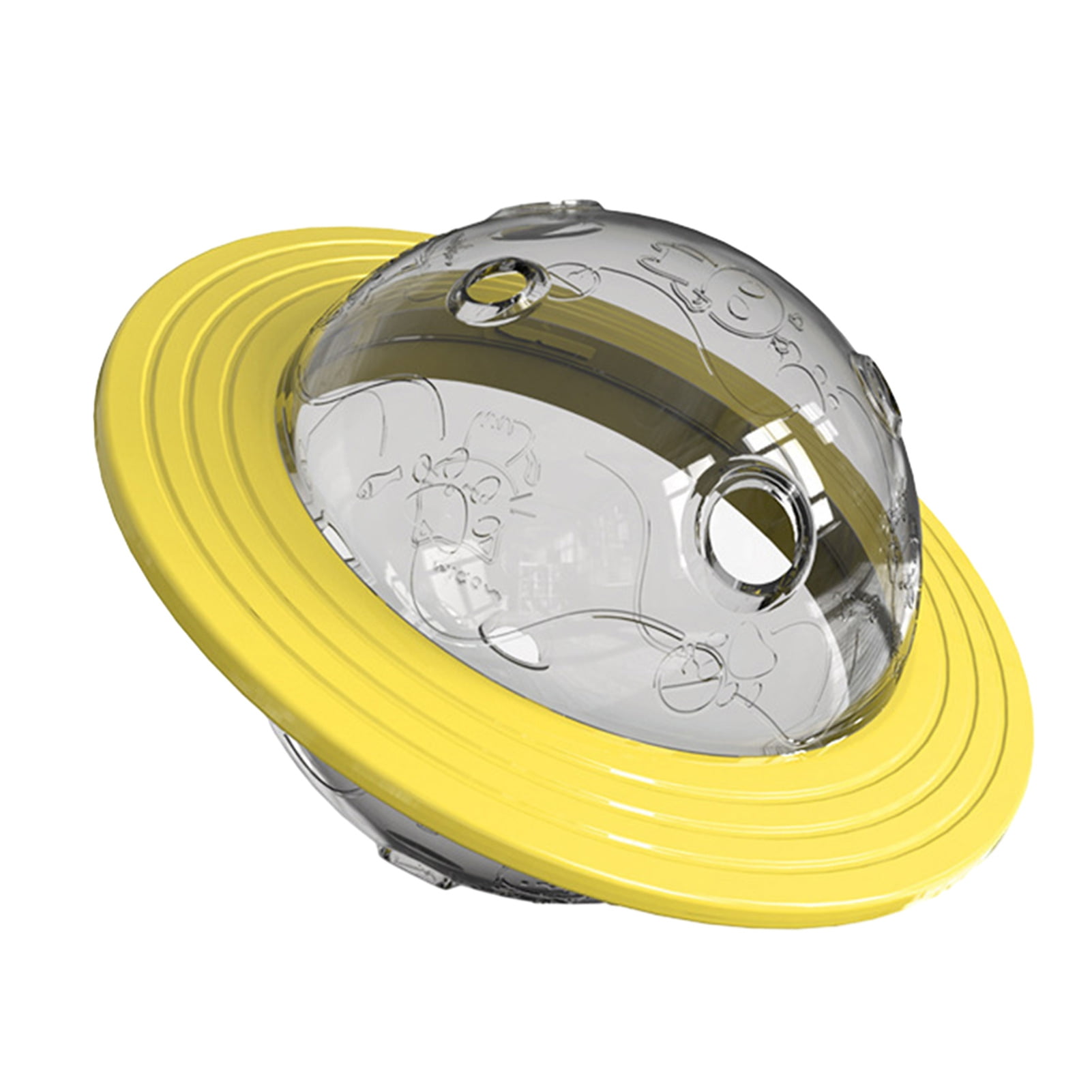 Hobeauty Flying Saucer Shaped Dog Toy Dog Leakage Food Ball Interactive Toy Ball for Dogs