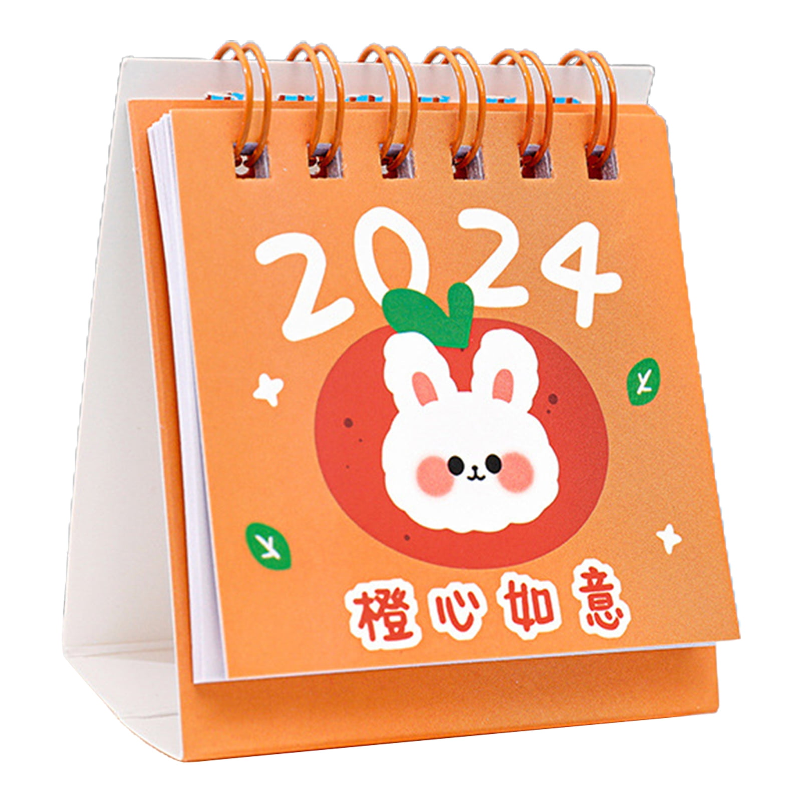 Hobeauty Mini Desk Calendar 2024 2pcs 2024 Mini Desk Calendar Stylish