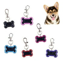 Hobeauty Pet ID Tags, Personalized Dog Tags and Cat Tags, Engraved Bone Shape Collar Pendant Custom Pet Supplies Engrave Name Number Gift for Cats Puppies Tags