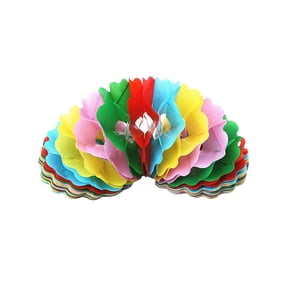 Hobeauty Plastic Trick Rings Flower Trick Compression Ring Professional Plastic Props for Magicians Illusionists