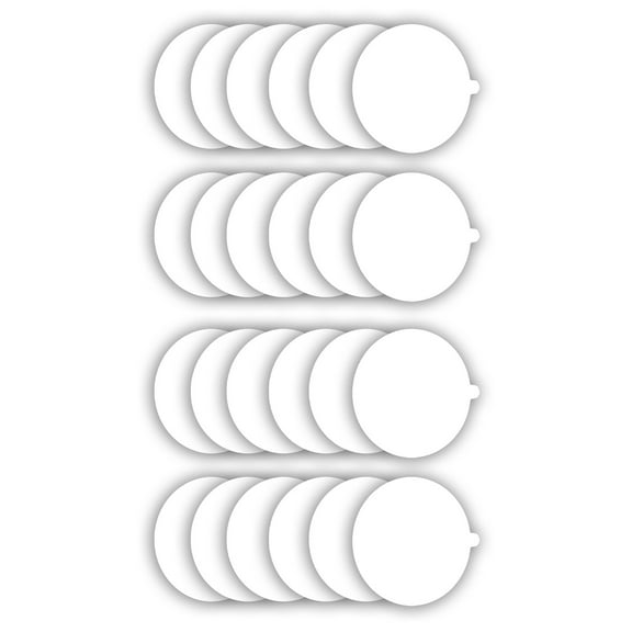 Hobeauty Sticky Glue Board Sticky Glue Board 24pcs Fly Traps for Fruit Flies Gnats Mosquitoes Refillable Sticky Pads Set Indoor Fly Trap