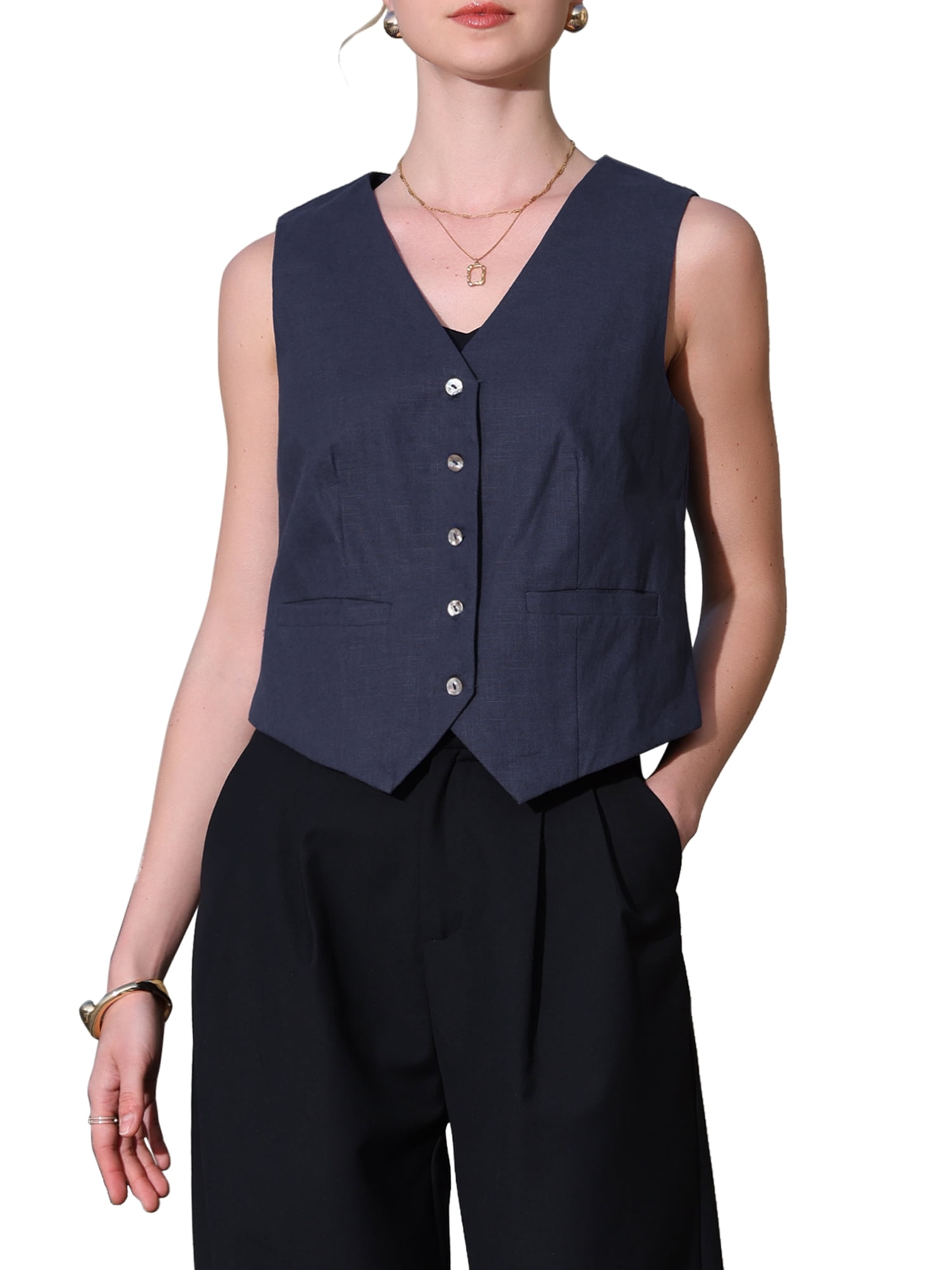 Interesting Info About Sleeveless Button Down Vest