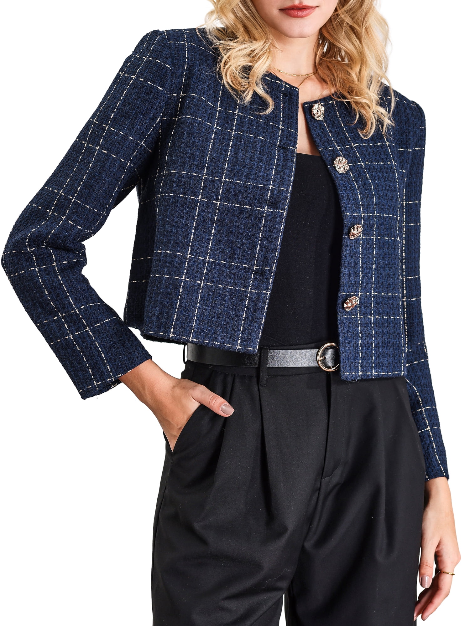 Hobemty-Women-s-Plaid-